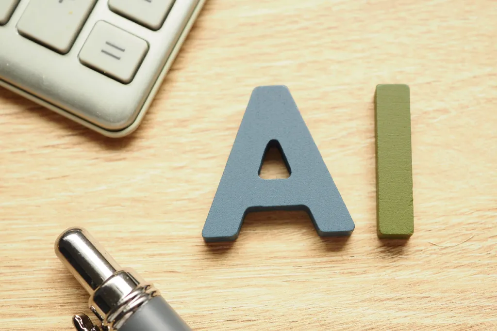 『AI』と書かれたブロック